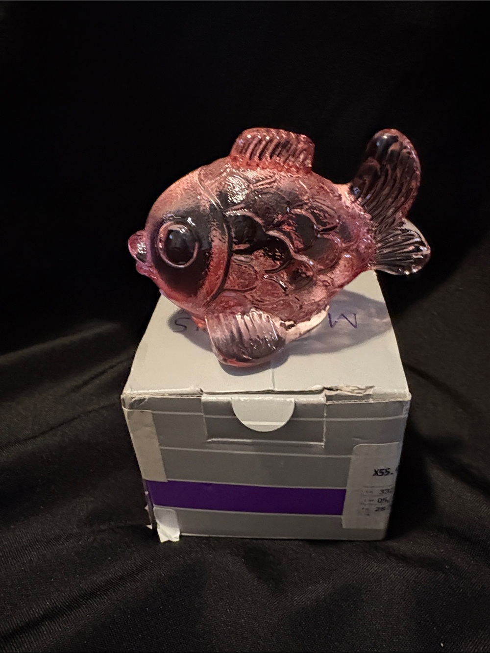 Pink Marquis by Waterford paperweight